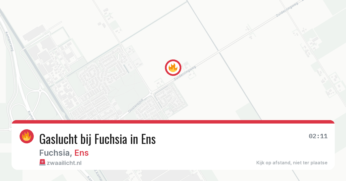 Gaslucht bij Fuchsia in Ens — 28 jun 2026
