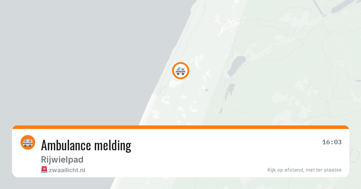 Ambulance melding — 7 jul 2026