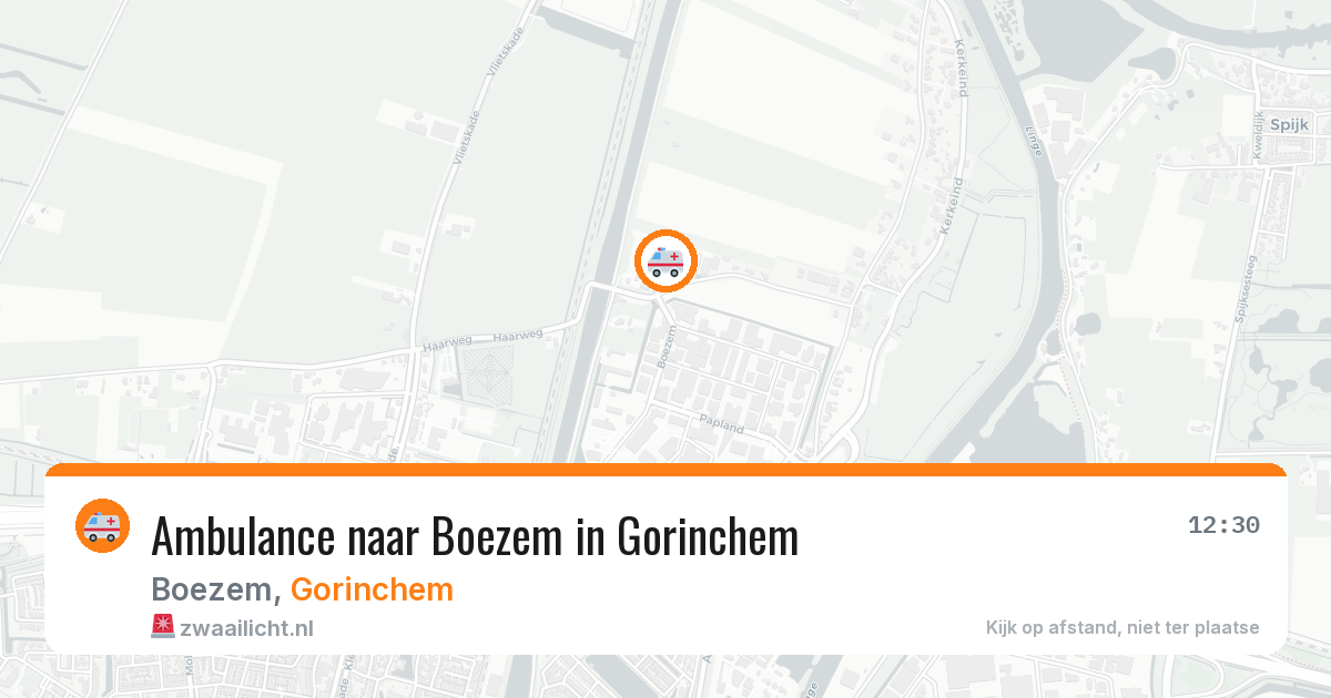Ambulance naar Boezem in Gorinchem — 16 mrt 2026