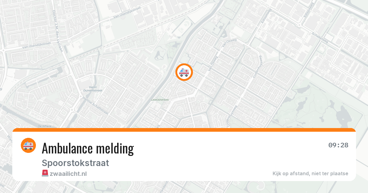 Ambulance melding — 6 feb 2026