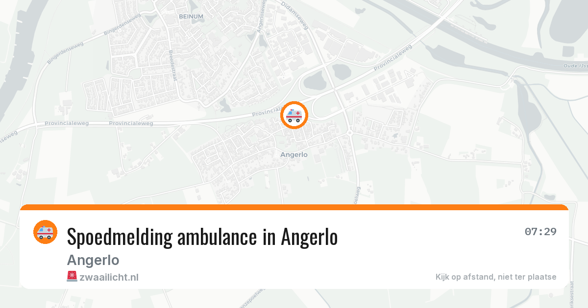 Spoedmelding ambulance in Angerlo — 24 jan 2026