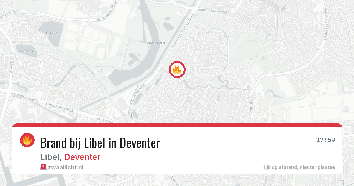 Brand bij Libel in Deventer — 28 jun 2026