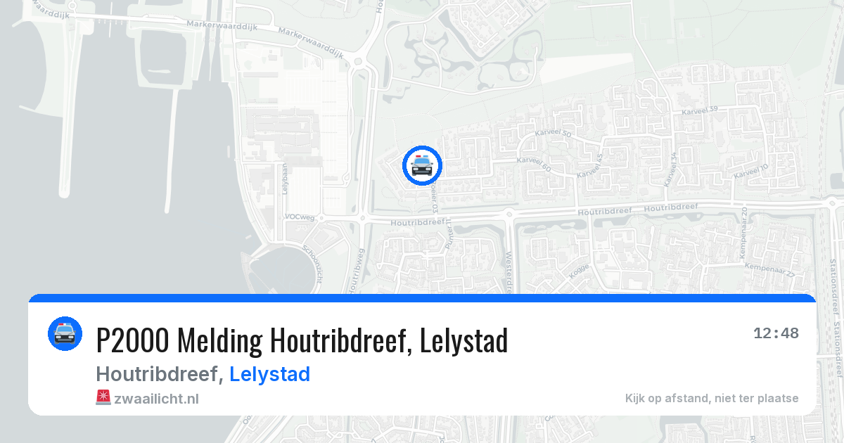 P2000 Melding Houtribdreef, Lelystad — 4 jul 2026