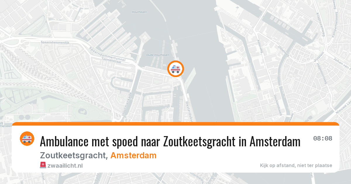 Ambulance met spoed naar Zoutkeetsgracht in Amsterdam — 11 apr 2026