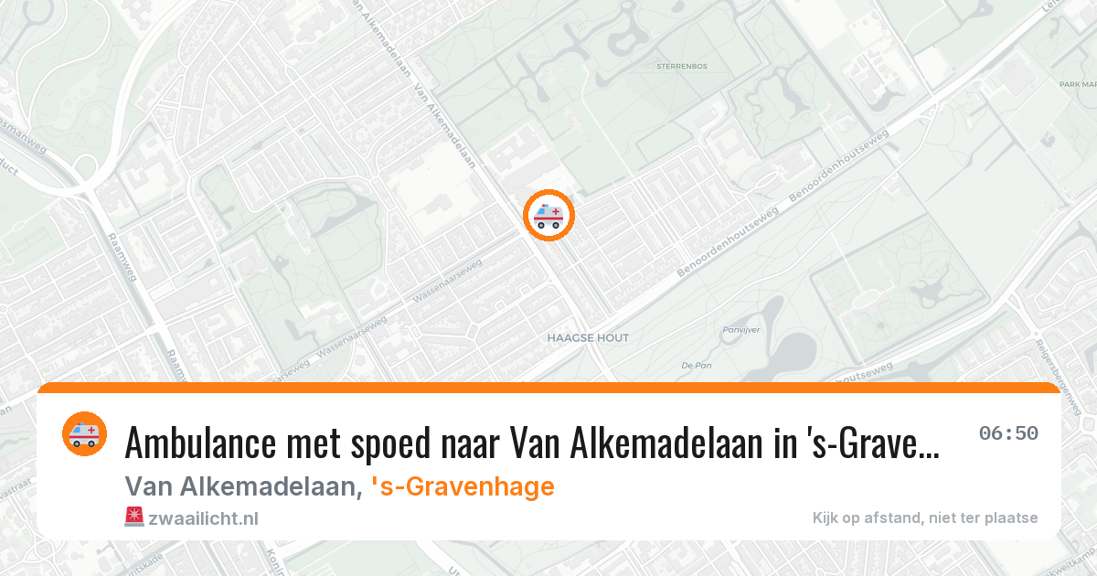 Ambulance met spoed naar Van Alkemadelaan in 's-Gravenhage — 20 jan 2026