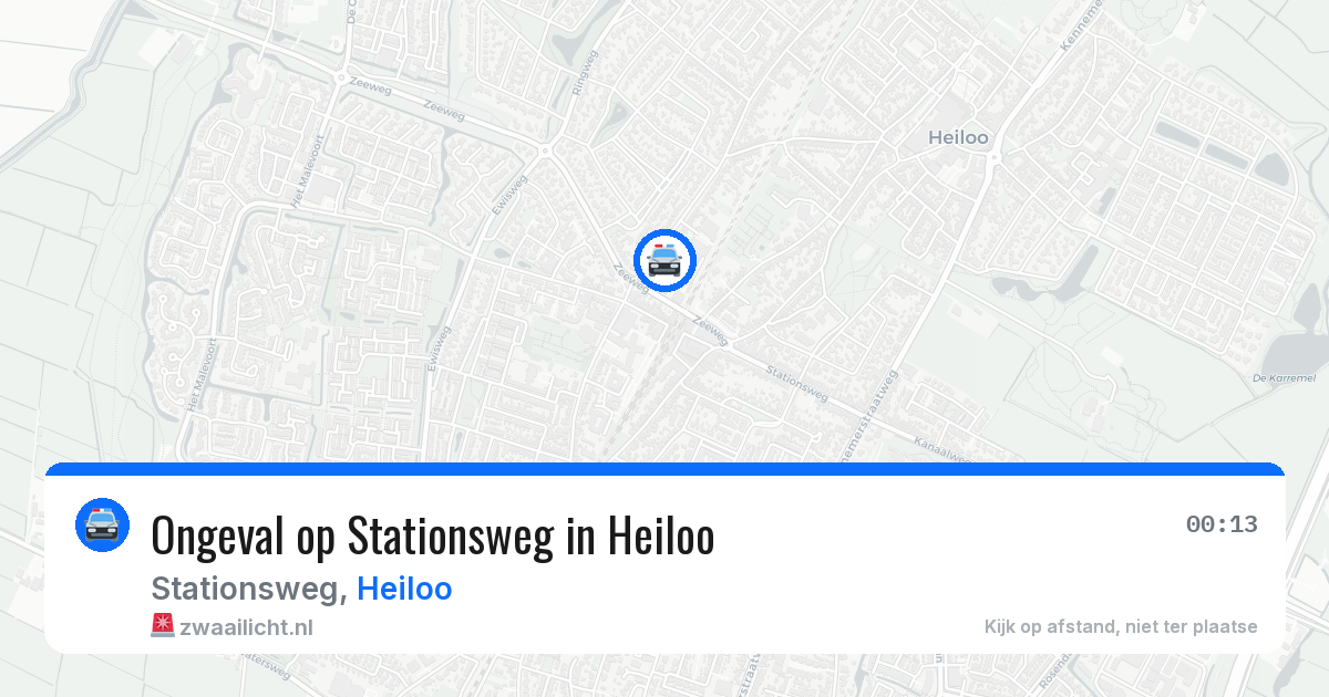Ongeval op Stationsweg in Heiloo — 2 aug 2026