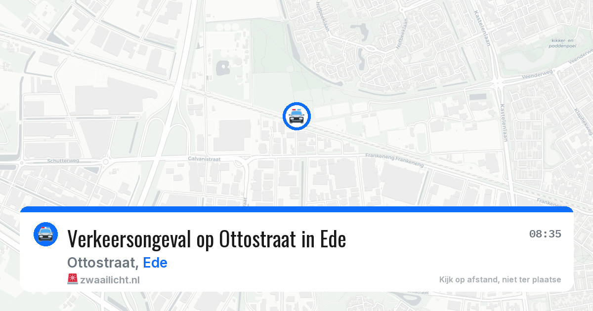 Verkeersongeval op Ottostraat in Ede — 11 feb 2026