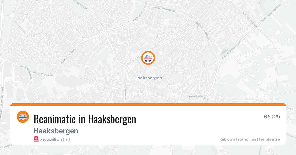 Reanimatie in Haaksbergen — 2 apr 2026