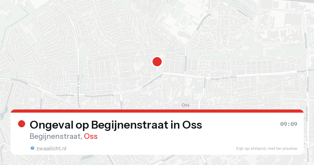 Ongeval op Begijnenstraat in Oss — 7 feb 2026