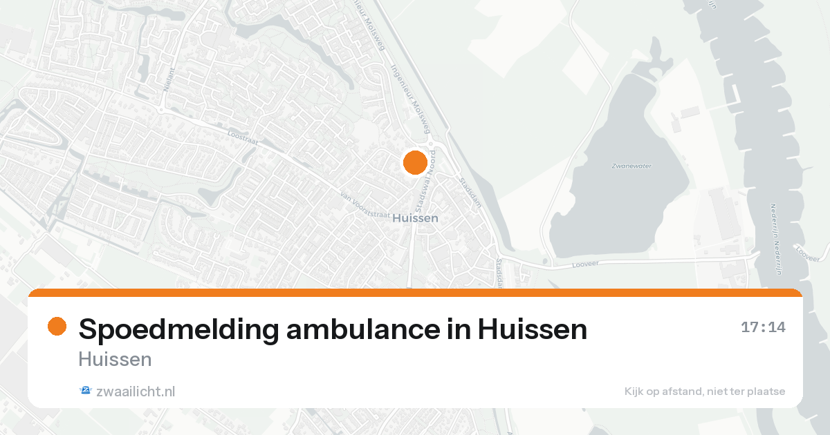 Spoedmelding ambulance in Huissen — 13 jun 2026