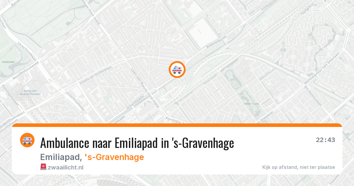 Ambulance naar Emiliapad in 's-Gravenhage — 29 mei 2026