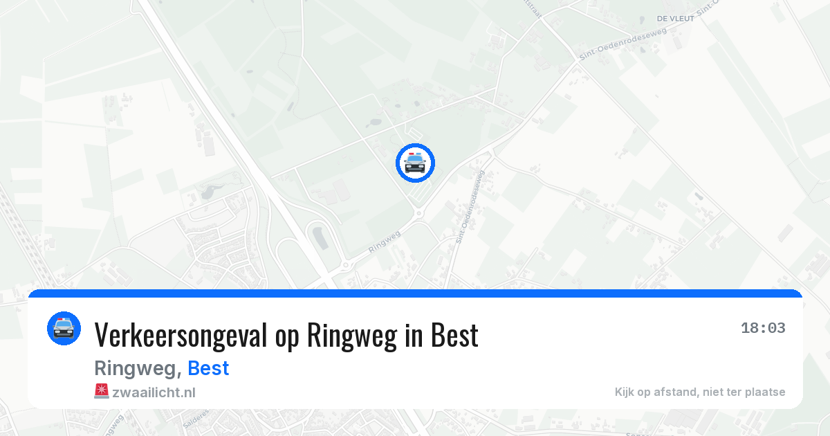 Verkeersongeval op Ringweg in Best — 11 feb 2026