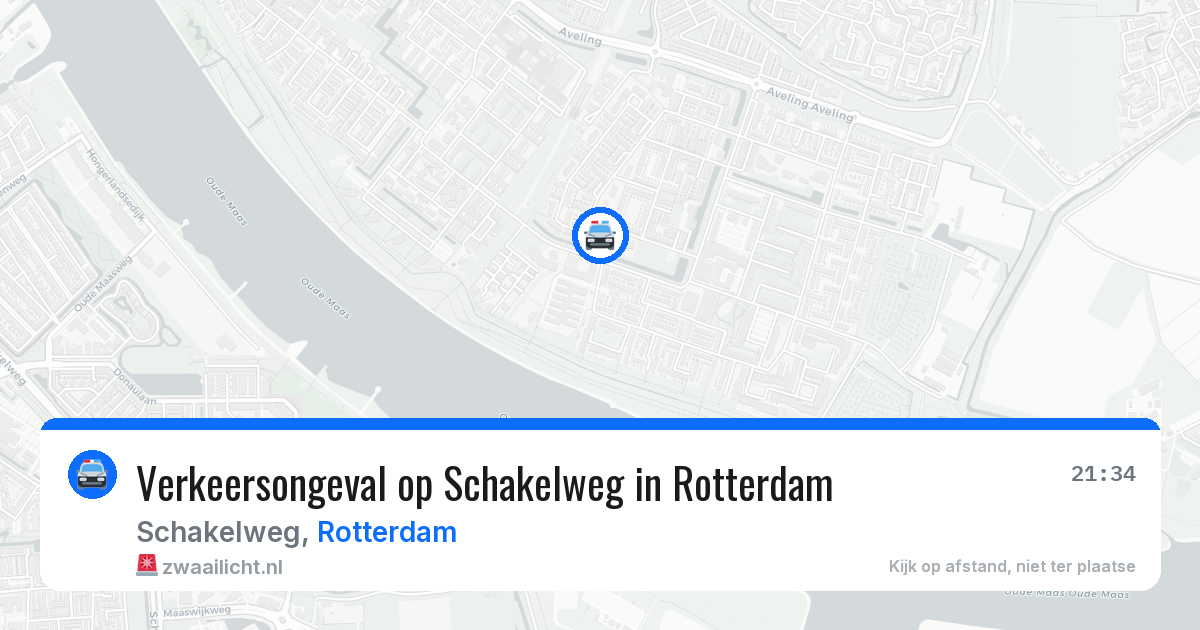 Verkeersongeval op Schakelweg in Rotterdam — 29 jun 2026