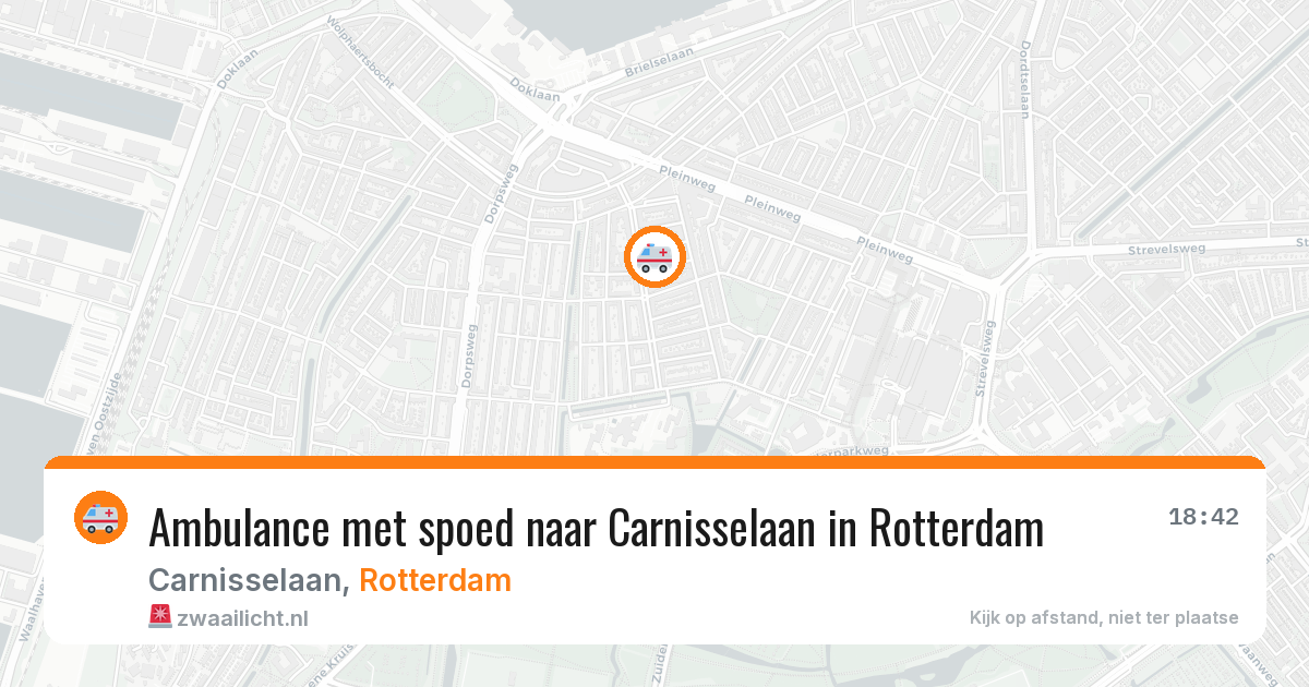 Ambulance met spoed naar Carnisselaan in Rotterdam — 1 jun 2026