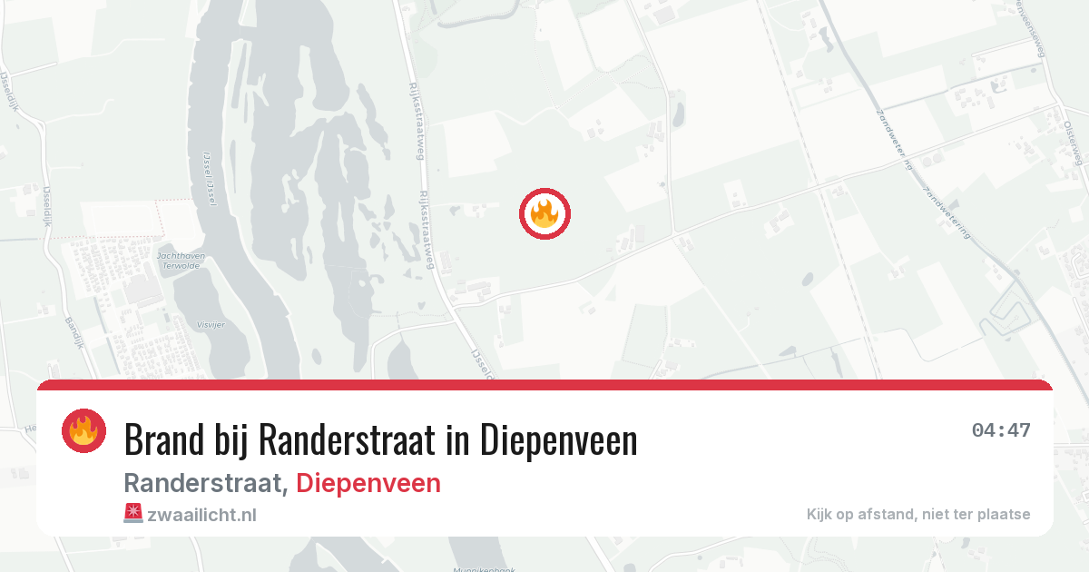 Brand bij Randerstraat in Diepenveen — 28 jun 2026