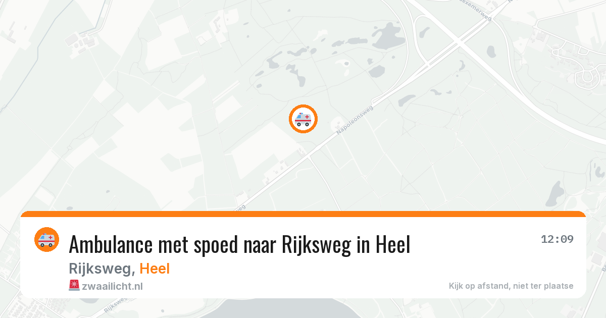 Ambulance met spoed naar Rijksweg in Heel — 18 jun 2026