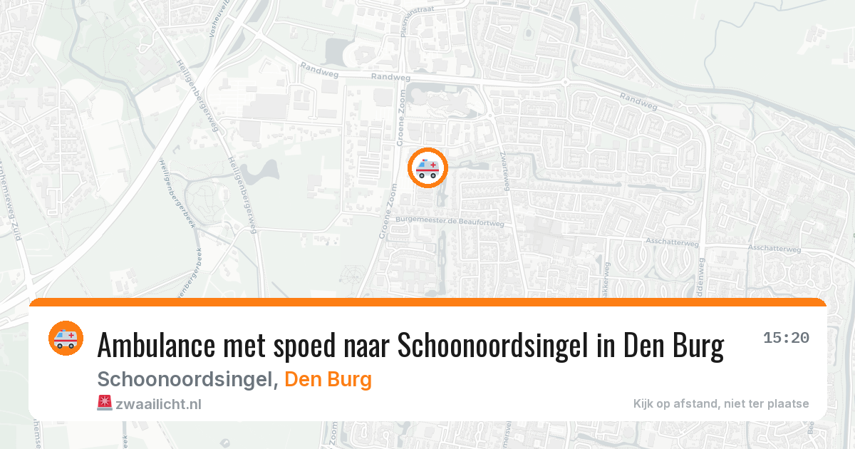 Ambulance met spoed naar Schoonoordsingel in Den Burg — 27 jan 2026