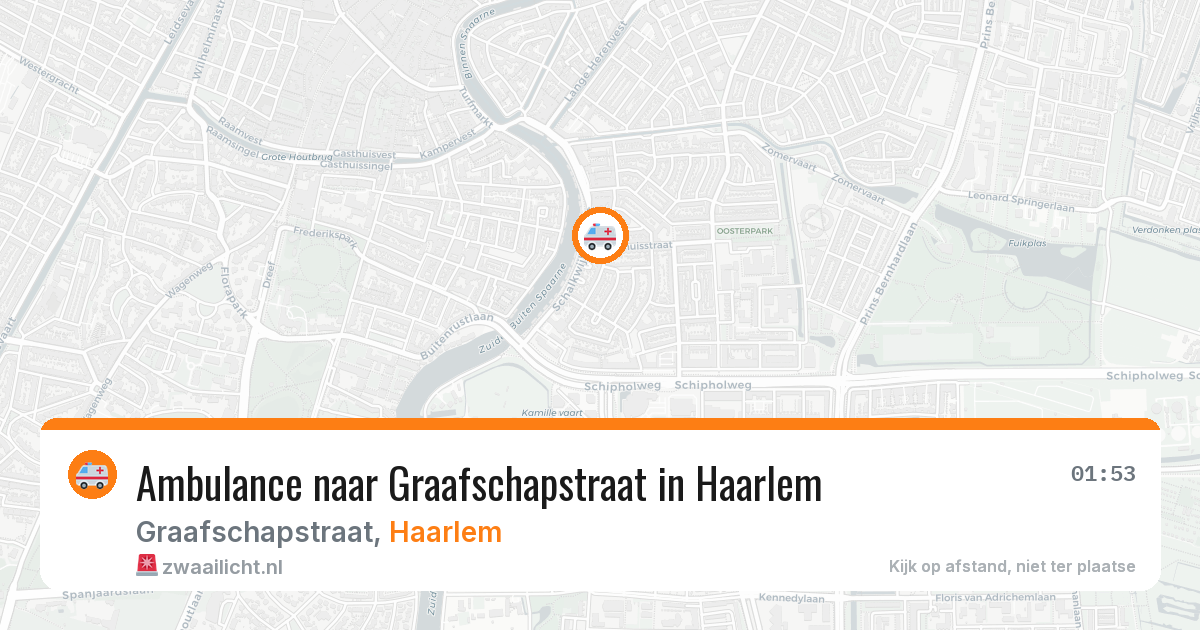 Ambulance naar Graafschapstraat in Haarlem — 30 jun 2026