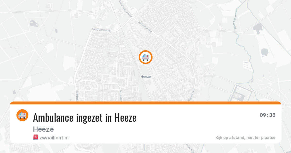Ambulance ingezet in Heeze — 13 apr 2026