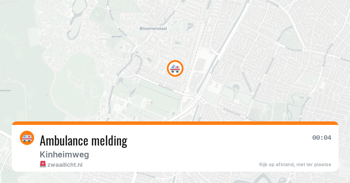 Ambulance melding — 11 apr 2026