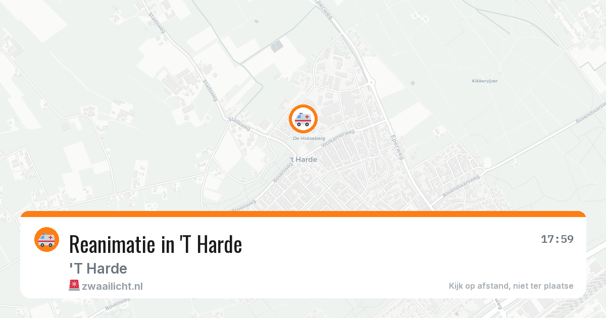 Reanimatie in 'T Harde — 1 mei 2026