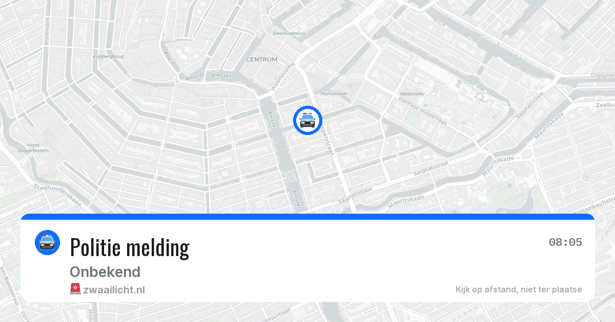 Politie melding — 18 mrt 2026