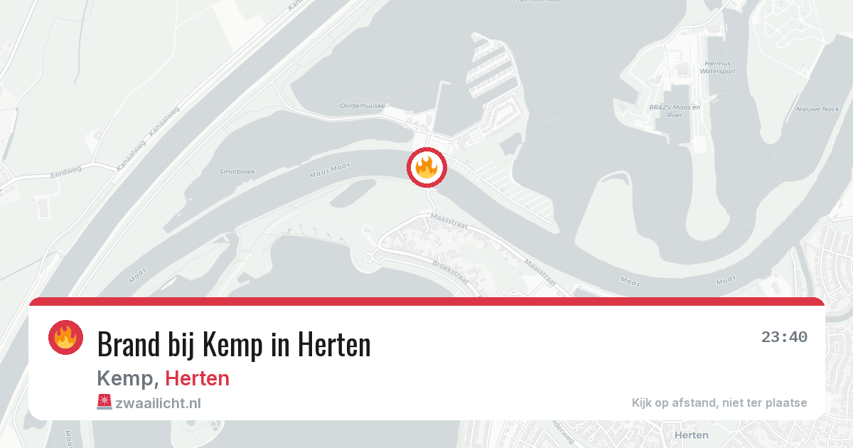 Brand bij Kemp in Herten — 3 apr 2026