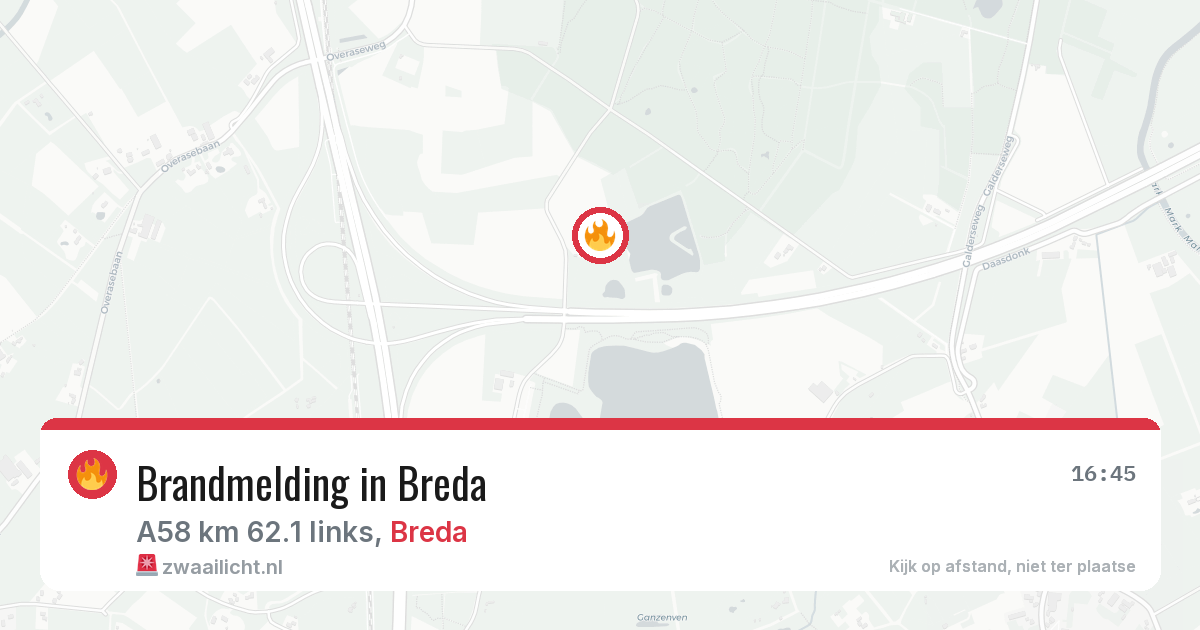 Brandmelding in Breda — 11 aug 2026
