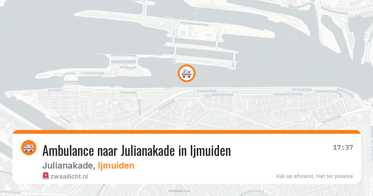 Ambulance naar Julianakade in Ijmuiden — 28 mrt 2026