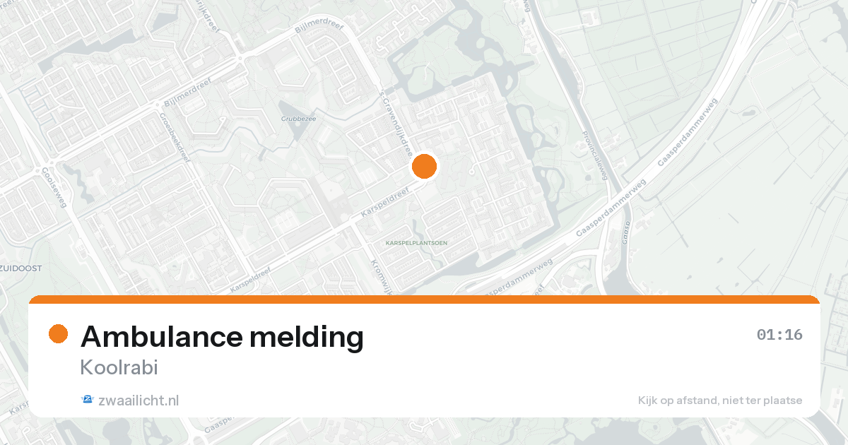 Ambulance melding — 8 feb 2026