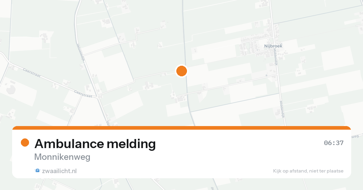 Ambulance melding — 31 jan 2026