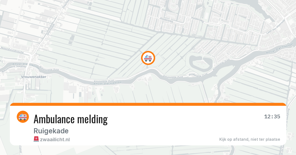 Ambulance melding — 19 apr 2026