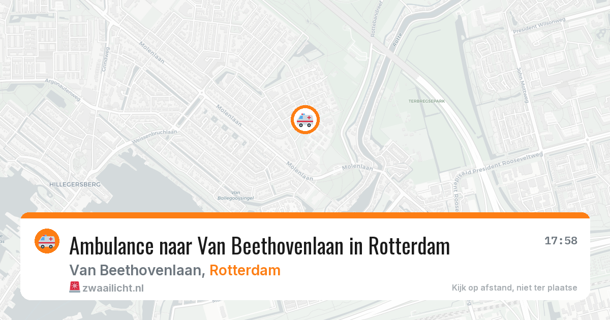 Ambulance naar Van Beethovenlaan in Rotterdam — 12 mei 2026