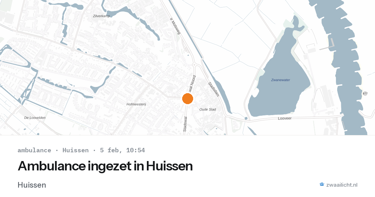 Ambulance ingezet in Huissen — 5 feb 2026