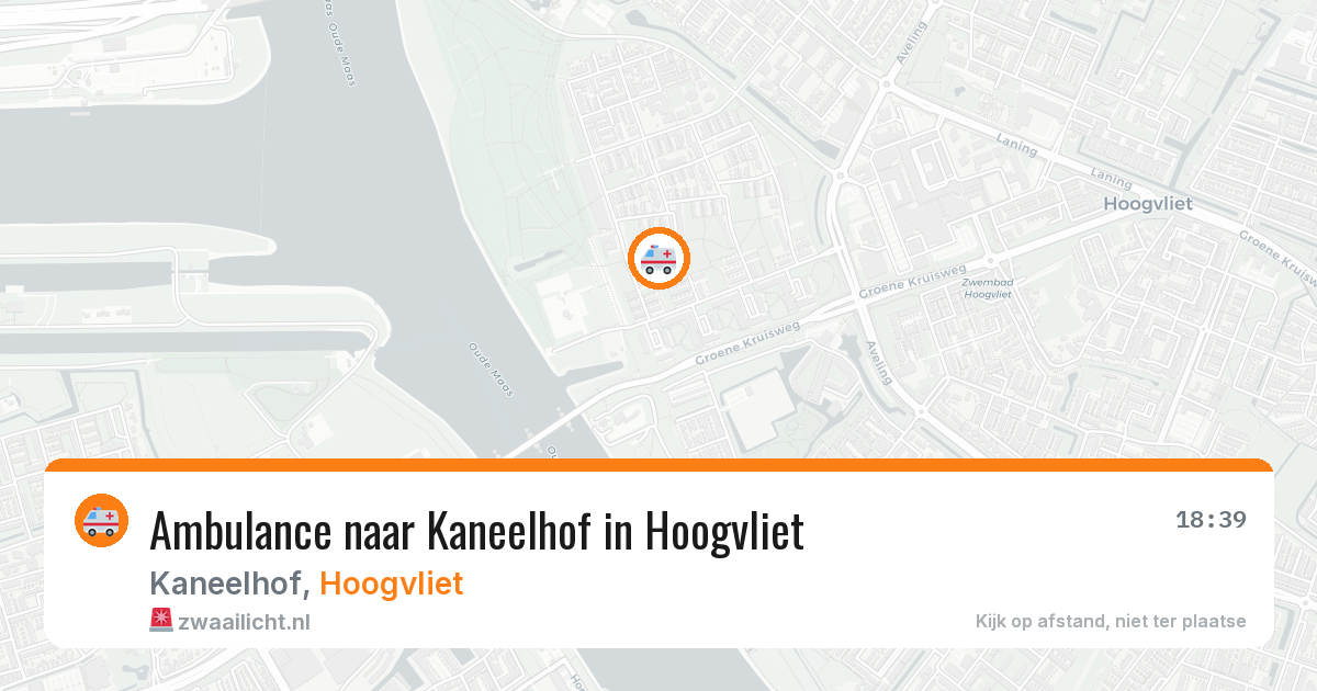 Ambulance naar Kaneelhof in Hoogvliet — 5 mei 2026