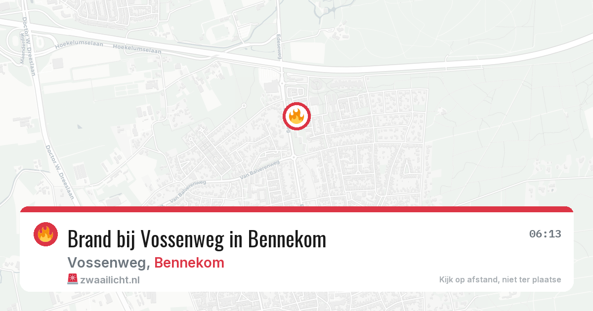 Brand bij Vossenweg in Bennekom — 27 jun 2026