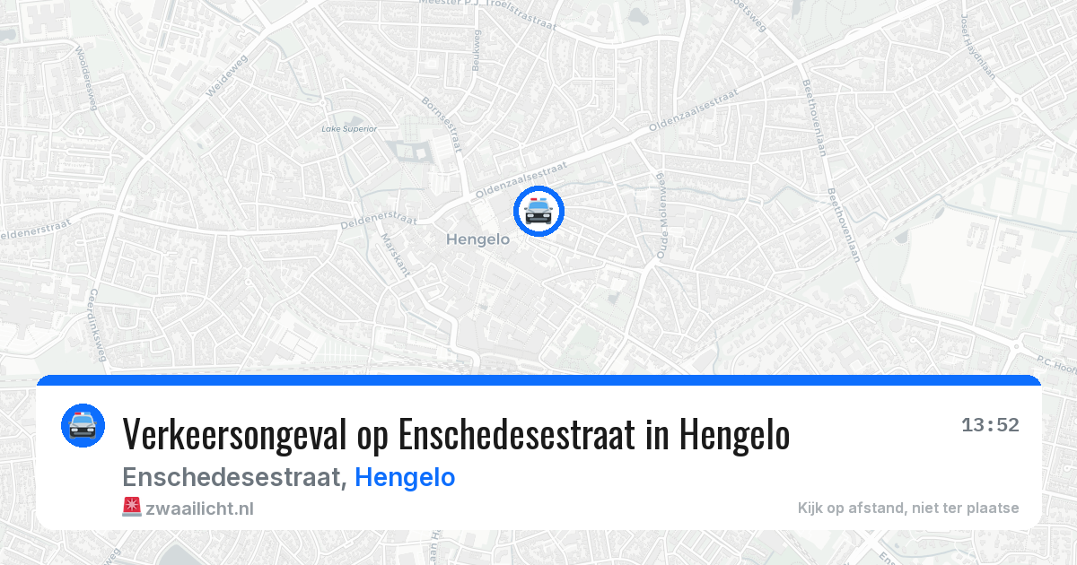 Verkeersongeval op Enschedesestraat in Hengelo — 8 apr 2026