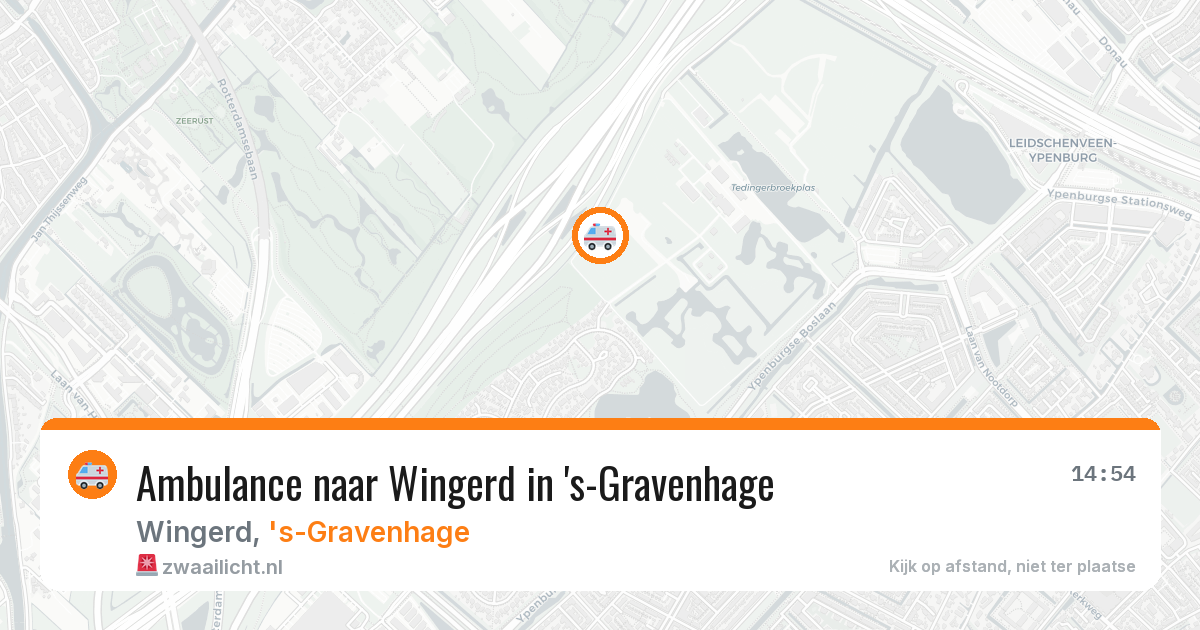 Ambulance naar Wingerd in 's-Gravenhage — 5 jul 2026