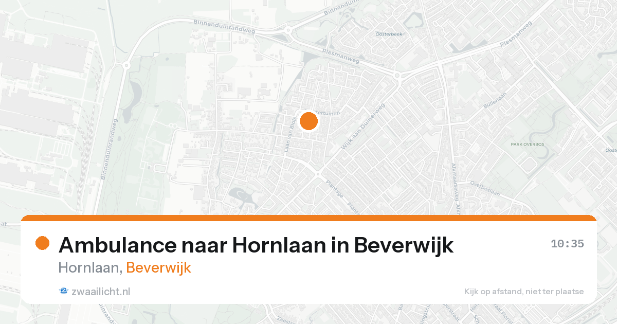 Ambulance naar Hornlaan in Beverwijk — 7 feb 2026