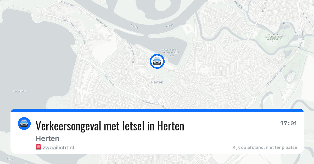 Verkeersongeval met letsel in Herten — 7 jul 2026