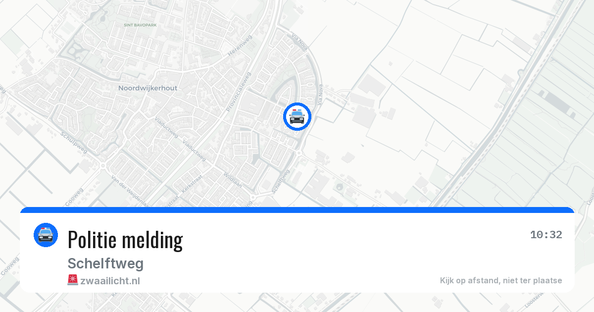 Politie melding — 19 mei 2026
