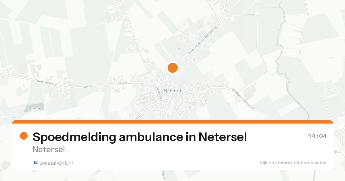 Spoedmelding ambulance in Netersel — 30 jan 2026