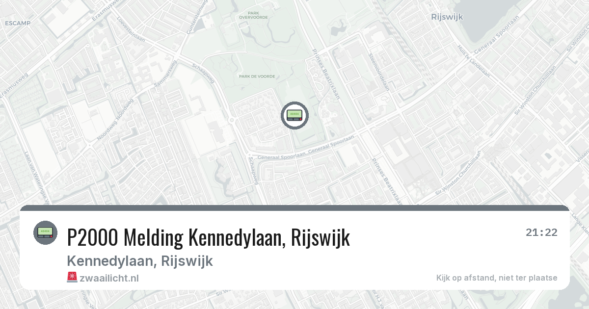 P2000 Melding Kennedylaan, Rijswijk — 30 apr 2026