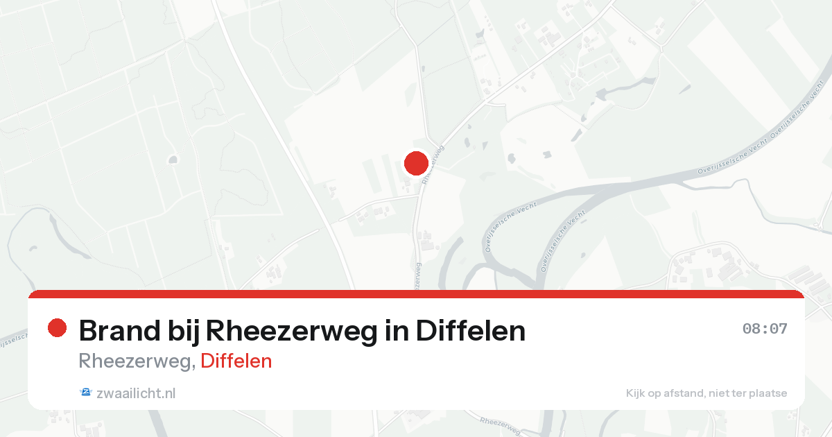Brand bij Rheezerweg in Diffelen — 23 aug 2026