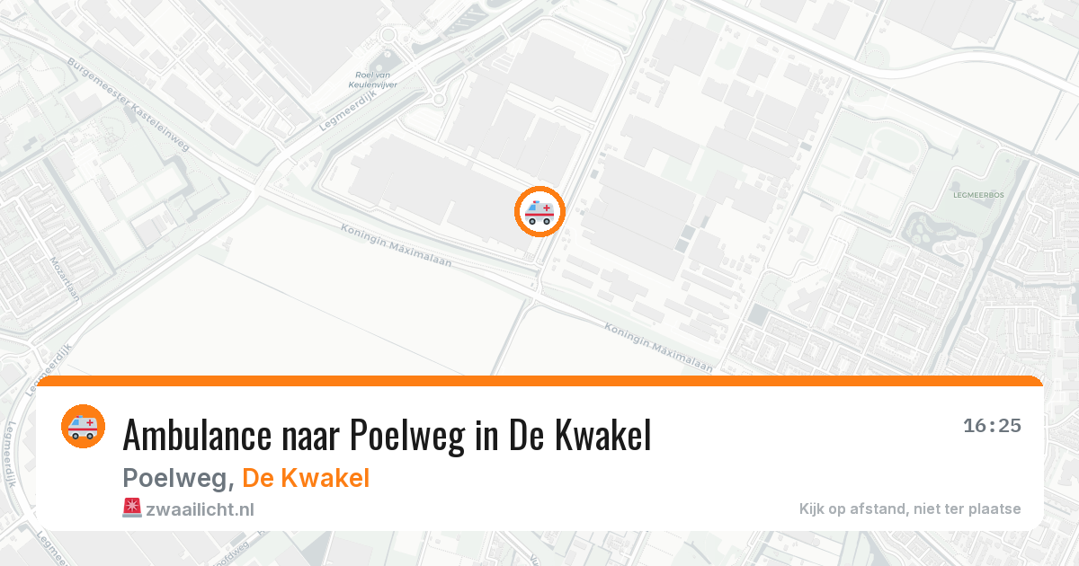 Ambulance naar Poelweg in De Kwakel — 24 mrt 2026