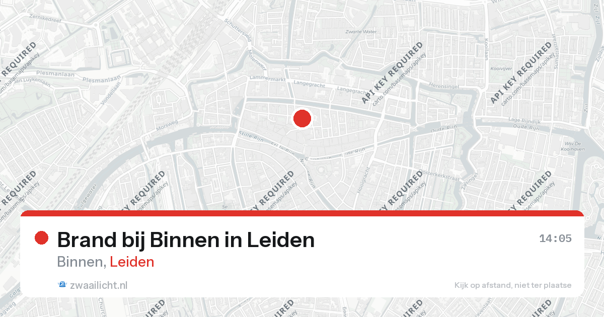 Brand bij Binnen in Leiden — 13 feb 2026