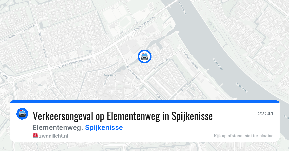 Verkeersongeval op Elementenweg in Spijkenisse — 27 jul 2026