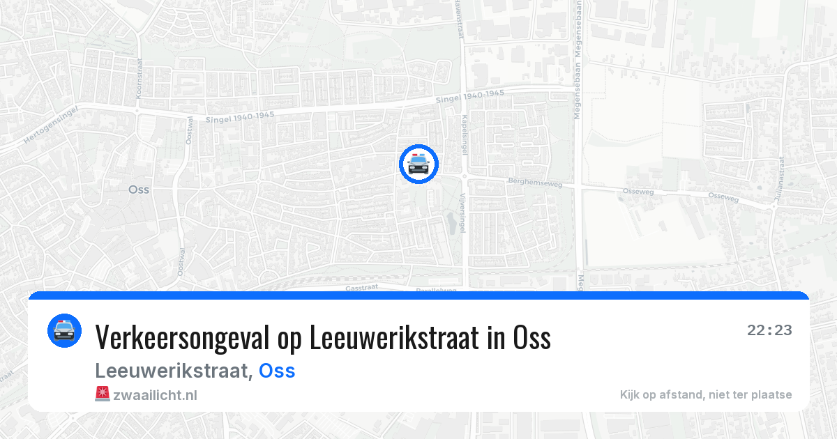 Verkeersongeval op Leeuwerikstraat in Oss — 2 apr 2026