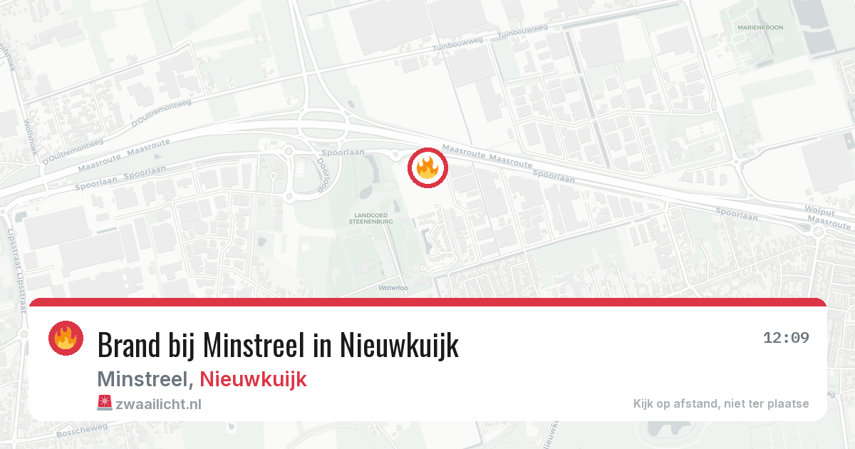 Brand bij Minstreel in Nieuwkuijk — 30 apr 2026