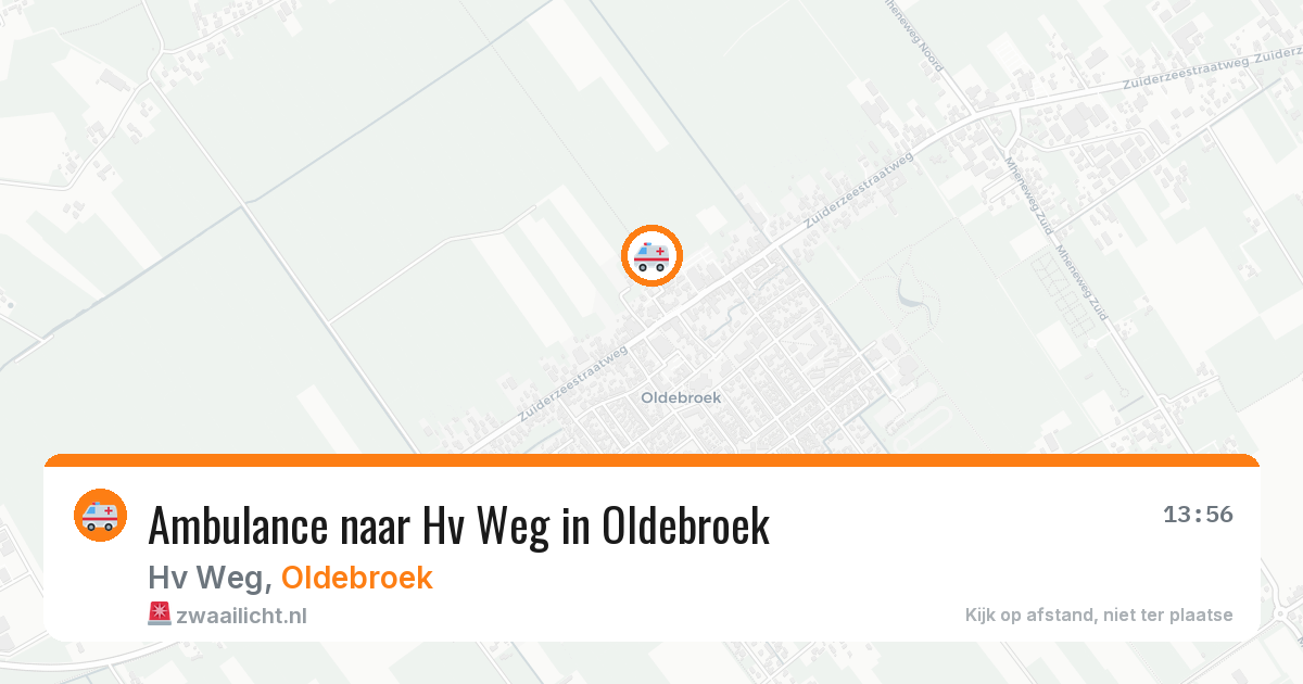 Ambulance naar Hv Weg in Oldebroek — 30 jun 2026
